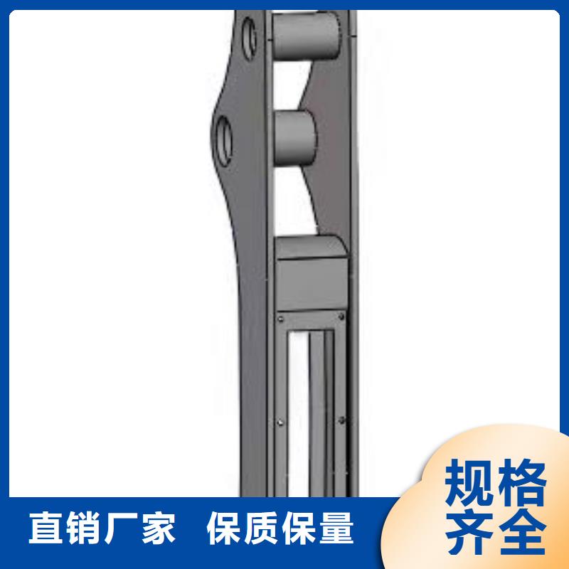 不锈钢复合管防撞护栏立柱用途广泛
