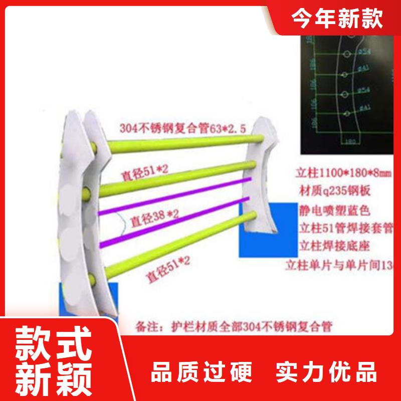 不锈钢复合管交通防撞围栏实力商家供货稳定