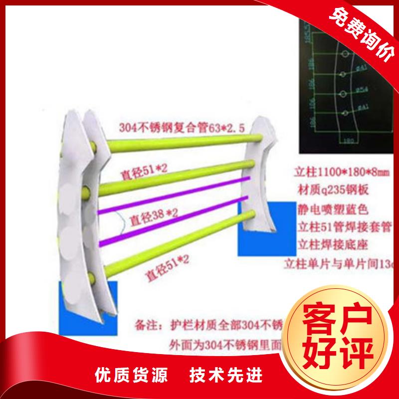 不锈钢复合管护栏_不锈钢护栏立柱优质材料厂家直销