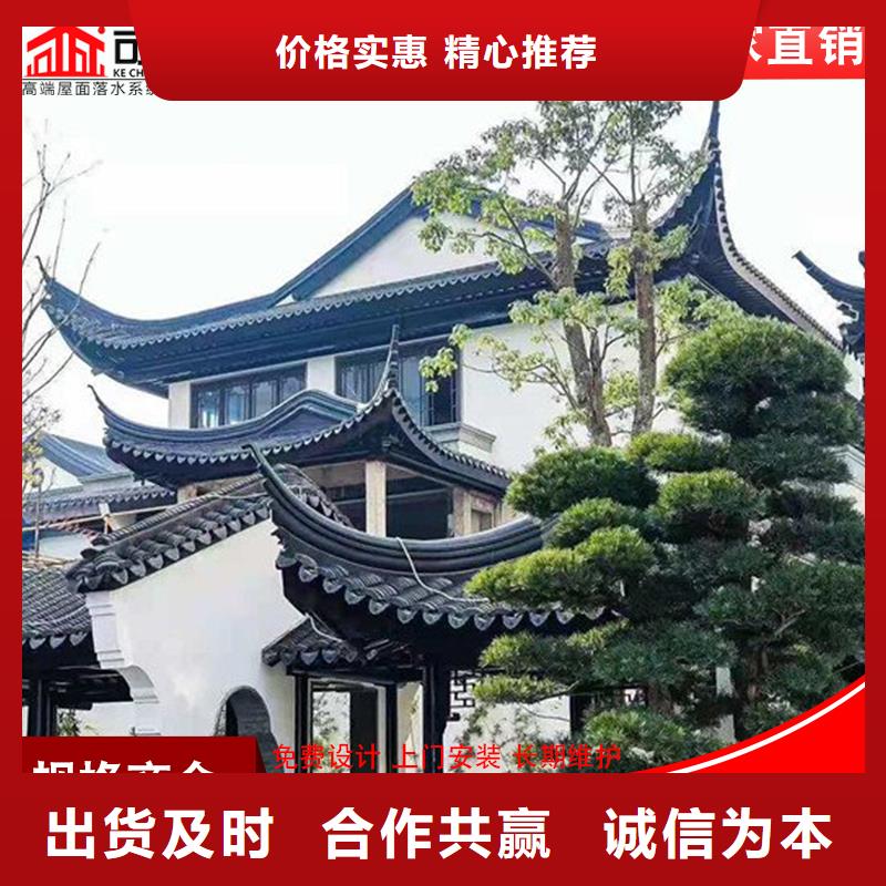 古建铝替木钢结构连廊生产