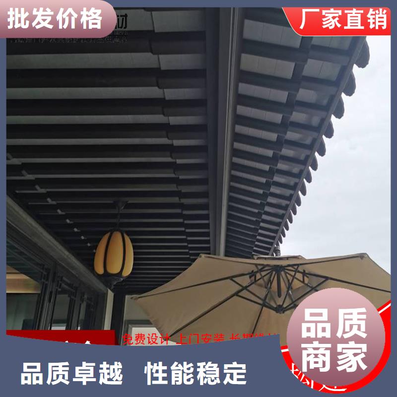 古建筑铝代木钢结构连廊