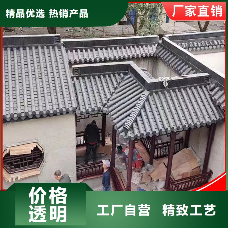 古建筑铝代木钢结构连廊