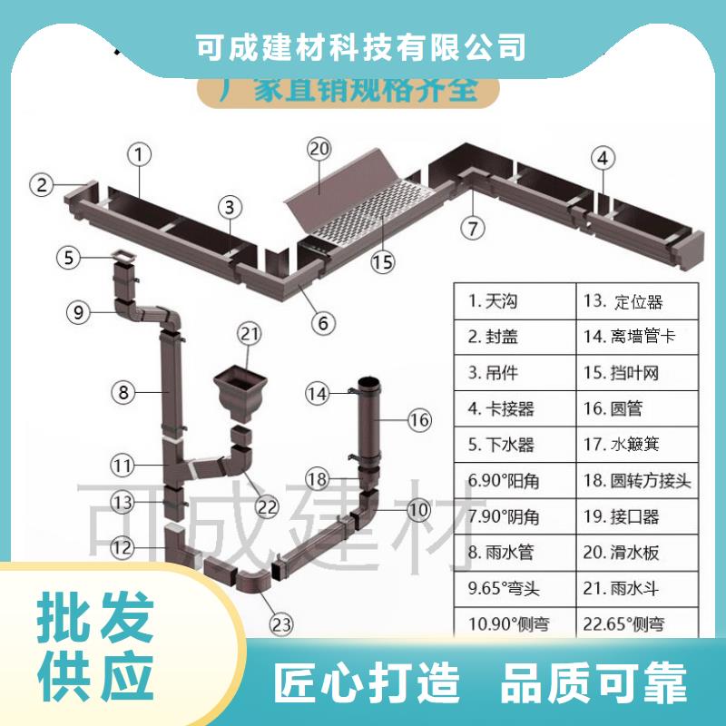 不锈钢成品檐沟价格