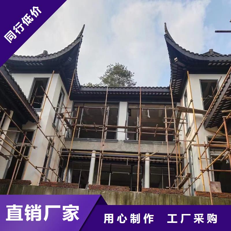 铝代木古建水榭施工