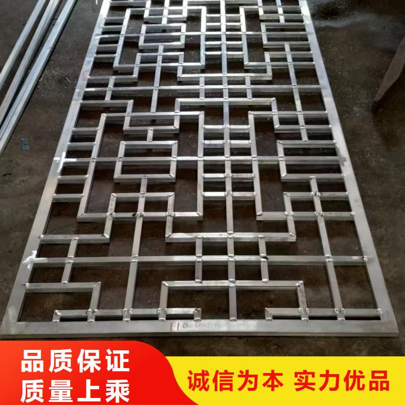 铝代木古建立柱施工