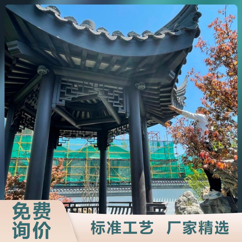 铝代木古建垂花柱施工