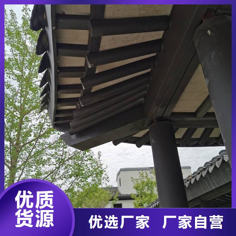 铝代木古建金花板安装