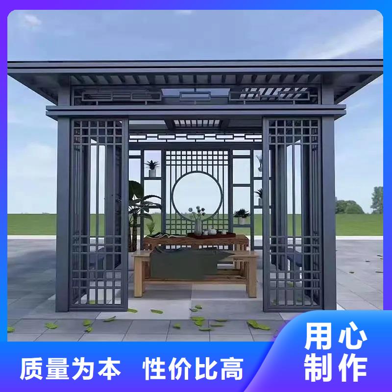 铝代木古建金花板安装