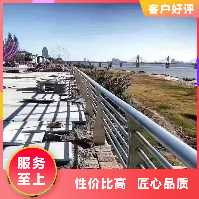 海南屯昌县复合管景观桥梁栏杆安装方便