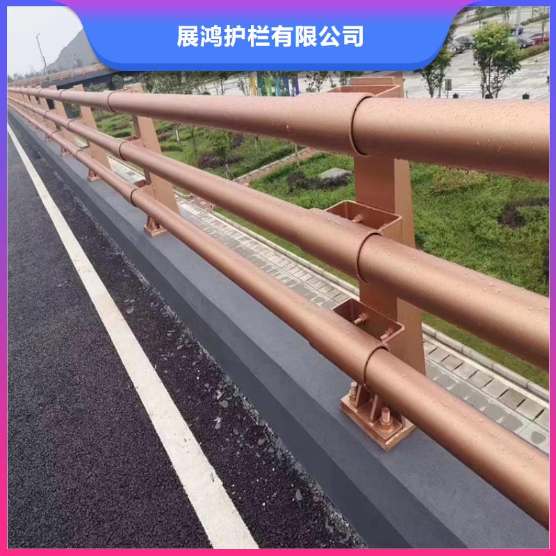青海省现货采购(展鸿)Q345桥梁防撞护栏纯手工焊接做工精细