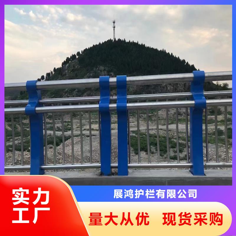 广东省本土【展鸿】铝合金河道防护栏厂家专业