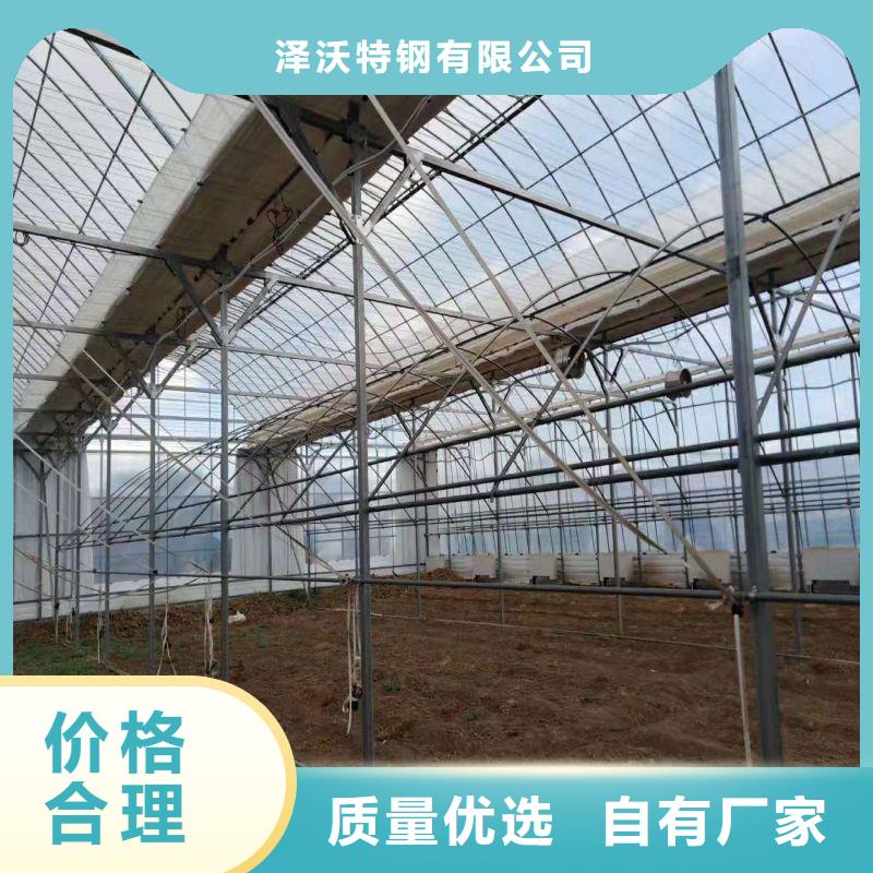 上城区Q235连体大棚镀锌管，种植基地