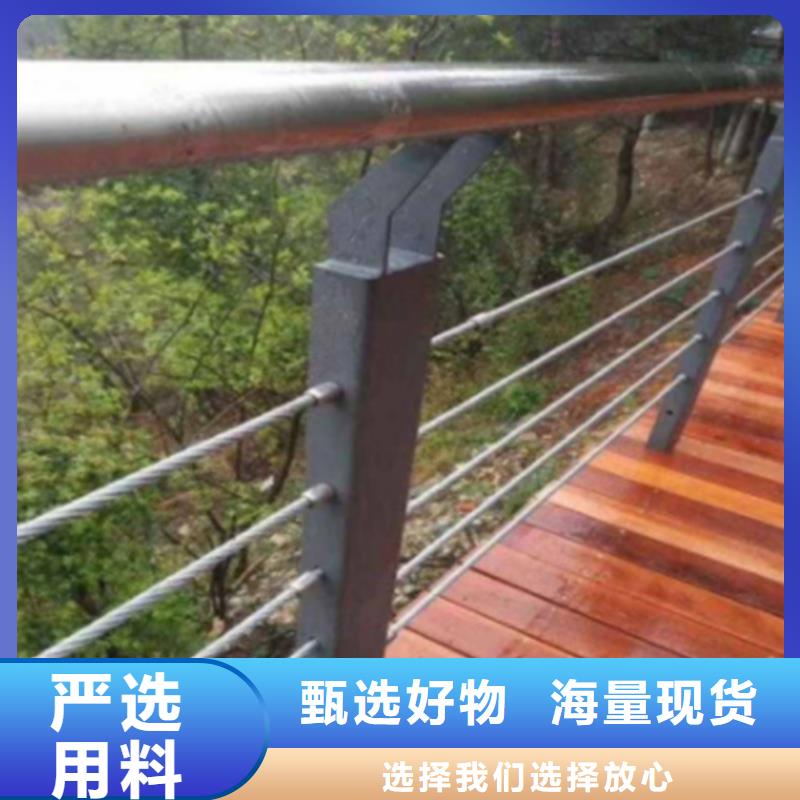 河道景区钢丝绳护栏批发零售-定做