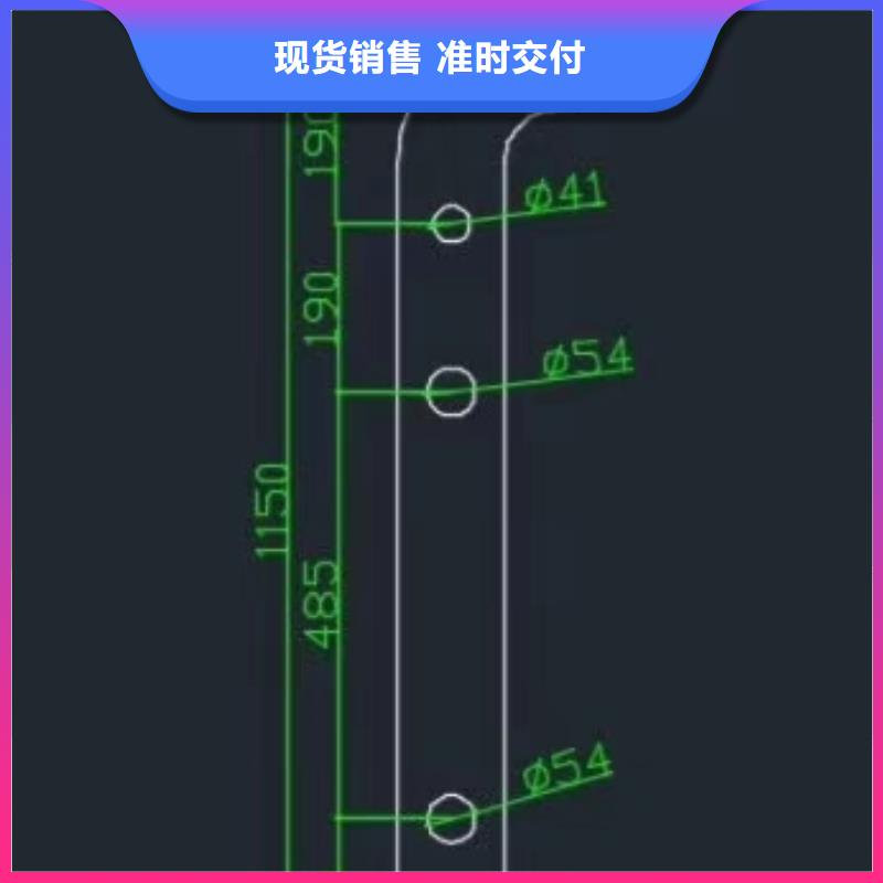 景观河道护栏304不锈钢复合管厂家