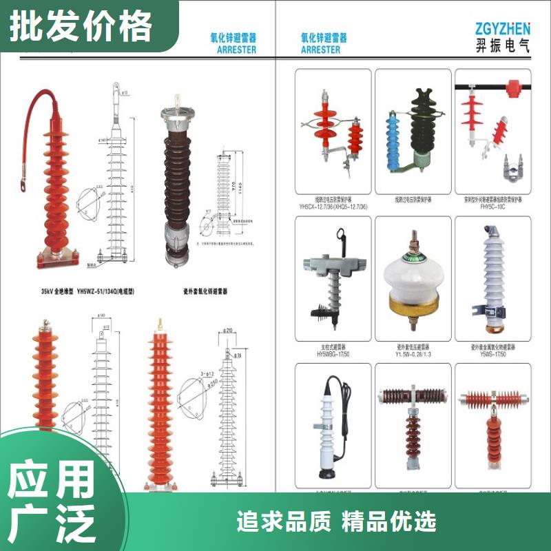 避雷器Y10W-216/562氧化锌避雷器金属氧化物避雷器厂家