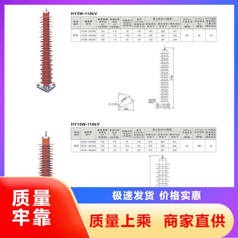 金属氧化物避雷器YH10WZ-51/134【上海羿振电力设备有限公司】