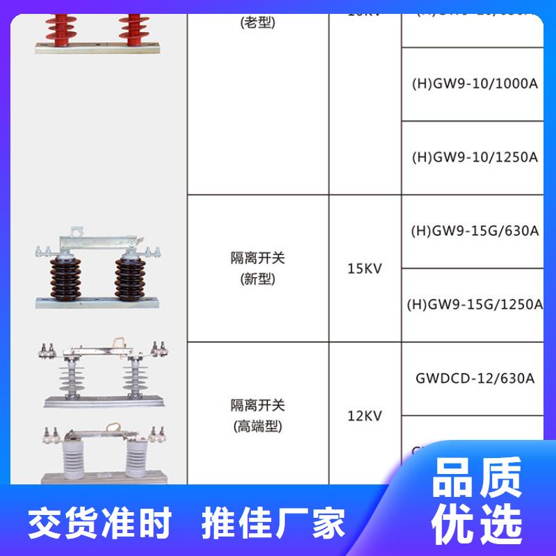 【户外隔离刀闸】GW9-10G/630