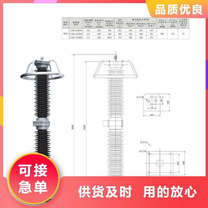 瓷外套金属氧化物避雷器Y10W-204/532浙江羿振电气有限公司