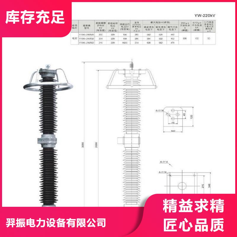 避雷器Y10W5-96/250GY【羿振电力】