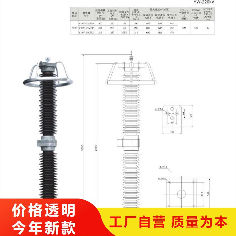 _避雷器HY10CX-84/240【羿振电力设备】