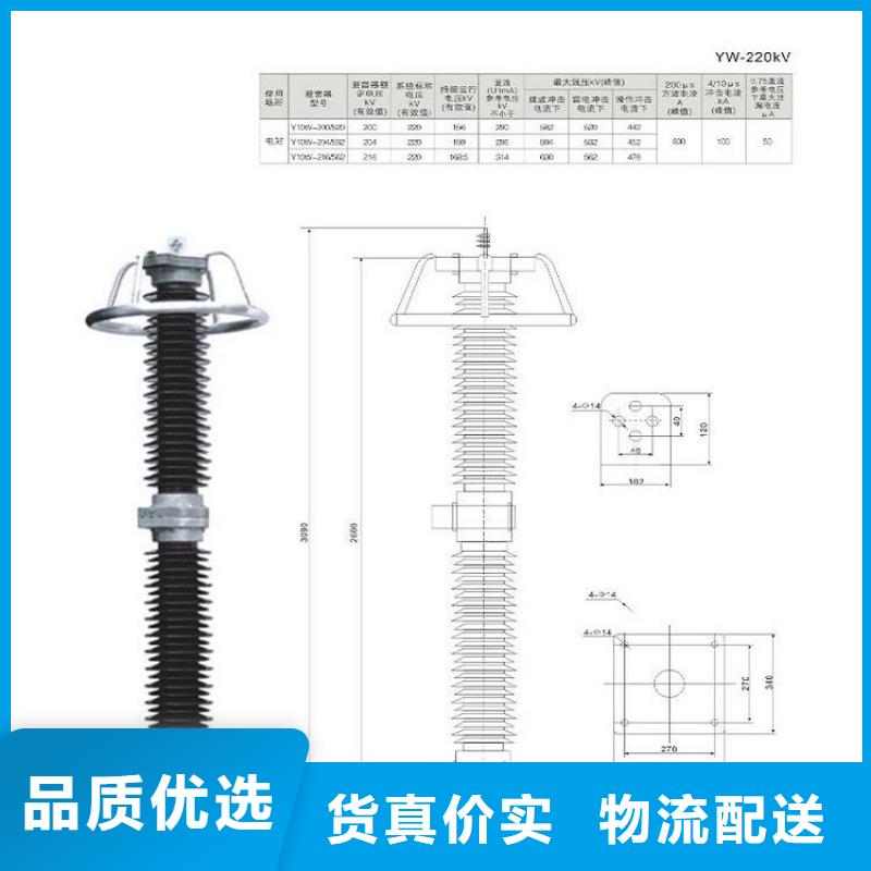 金属氧化物避雷器Y10W-192/500