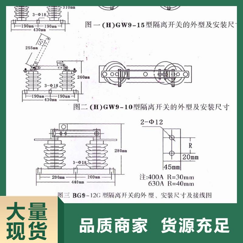 10KV单级隔离开关HGW9-12KV/630