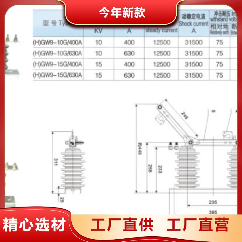 _户外高压隔离开关GW9-15KV/200A