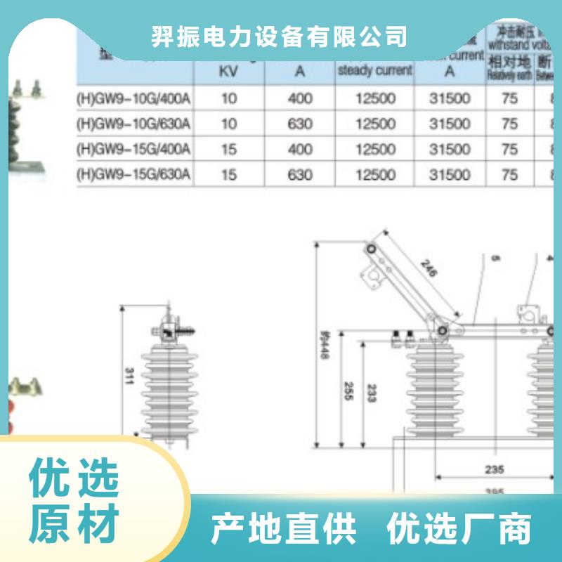 10KV单级隔离开关HGW9-12KV/630