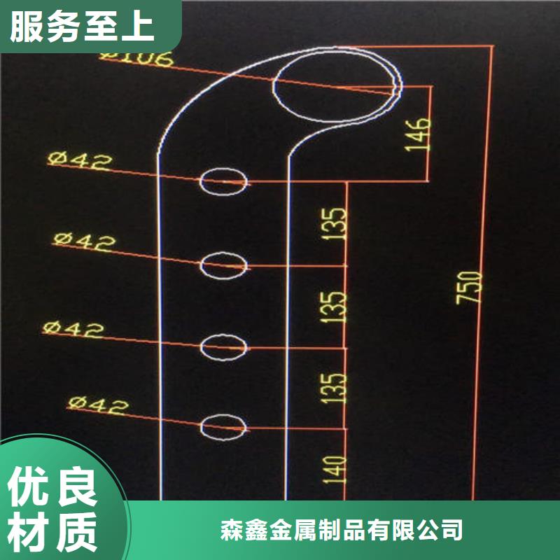 不锈钢复合管桥梁护栏比同行节省10%