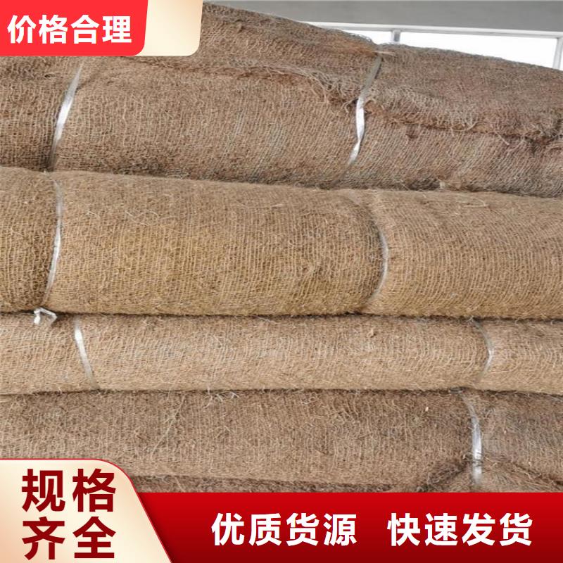 加筋植物纤维毯-椰丝绿化毯-植生椰垫