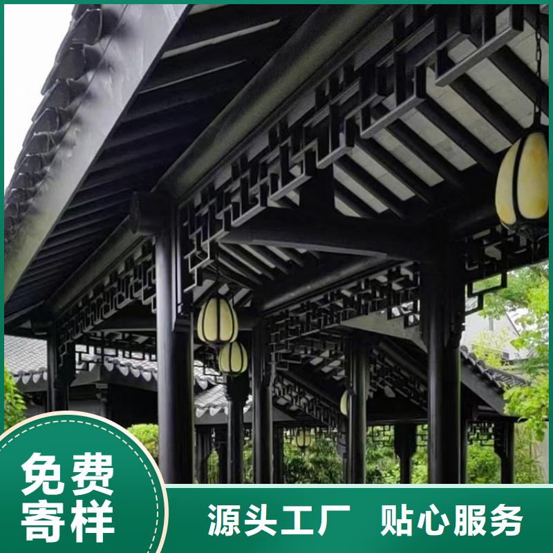 仿古铝制古建来厂考察