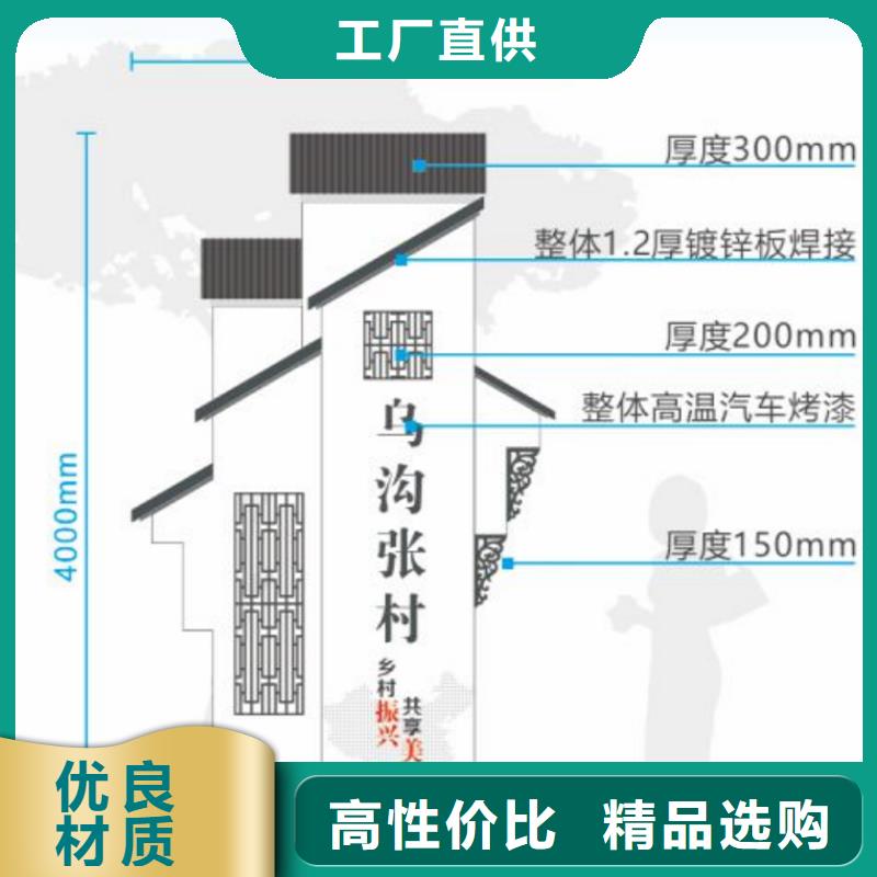 村口美丽乡村标识牌采购