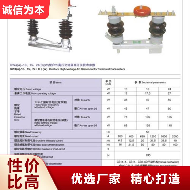 GW4-15TD/630户外高压隔离开关